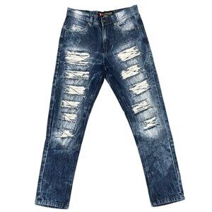 Vintage Southpole Ripped Distressed Denim Jeans 29x30